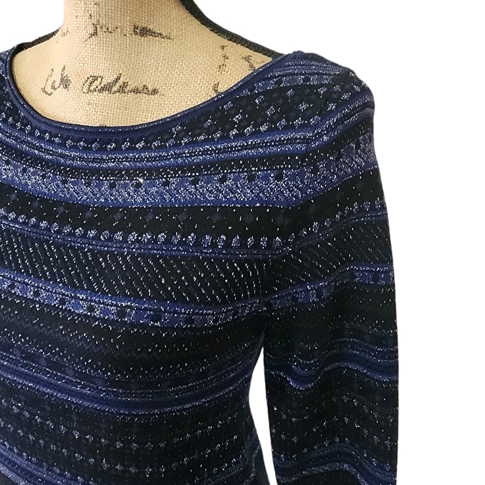 White House Black Market Tunic 3/4 Sleeve - Small - Picture 3 of 9